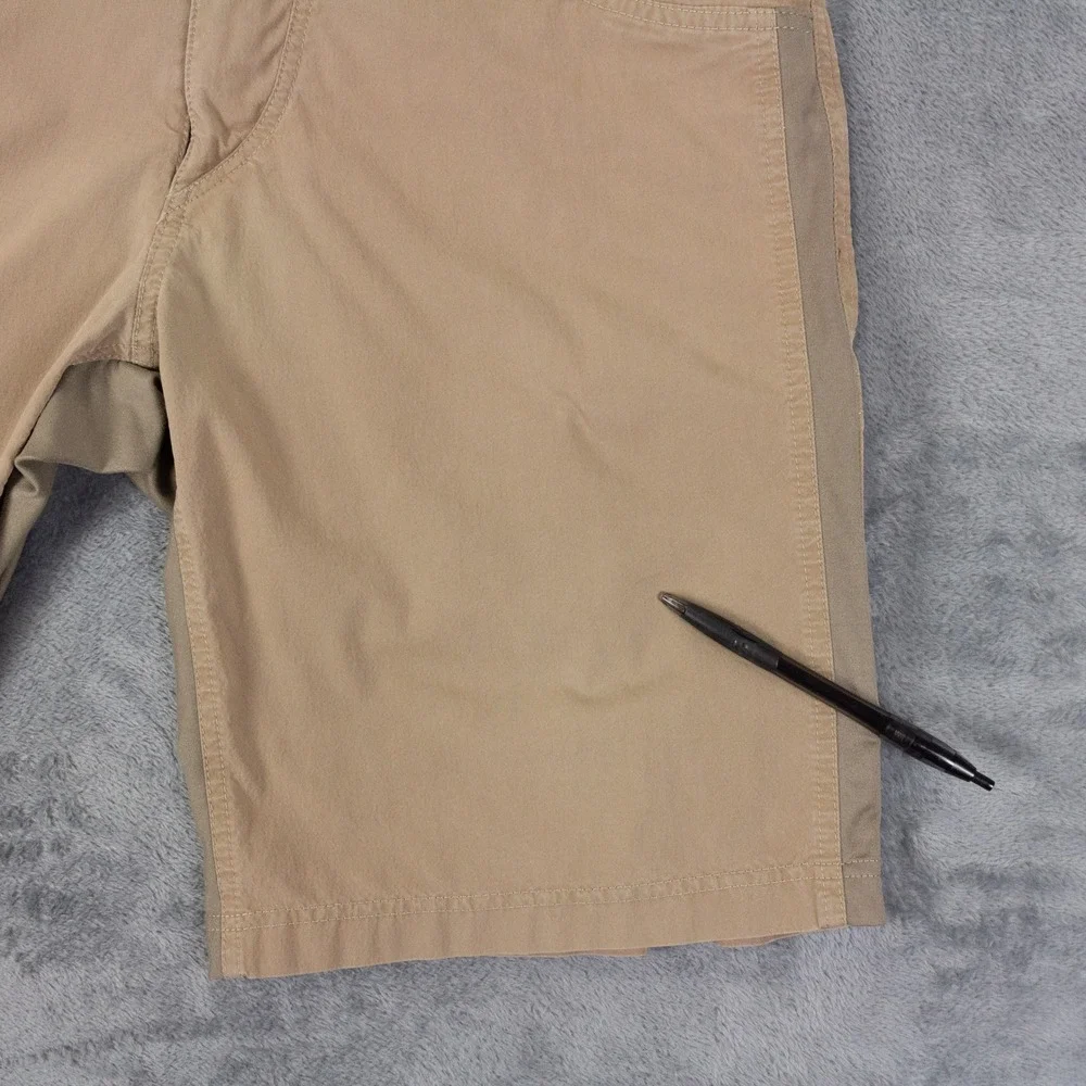 Kuhl Radikl Shorts Cargo Hiking Mens 34 Khaki Cotton Blend Stretch Tech # 5068